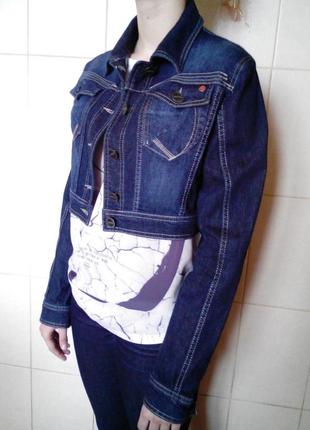 Ультрамодный,крутой укороченный джинсовый жакет(пиджак) suzy-q