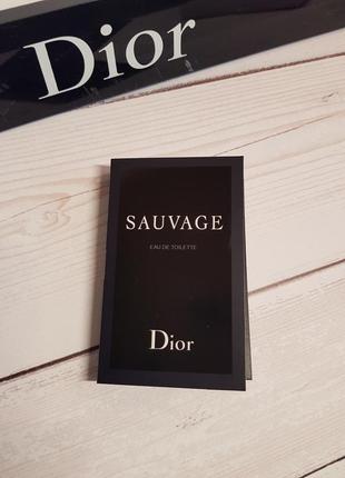 Christian dior eau sauvage de toilette пробник 1 мл оригінал