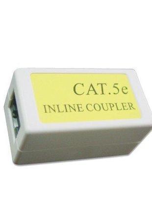 З'єднувач мережевих роз'ємів RJ-45 Cat 5e Cablexpert NCA-LC5E-001