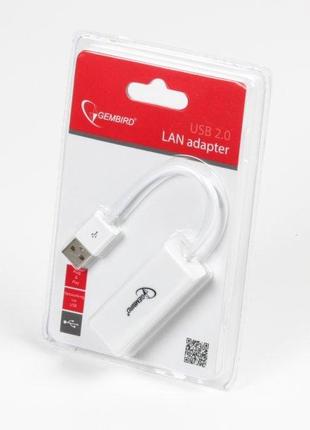 Адаптер мережева карта з USB на RJ-45 LAN Fast Ethernet Gembir...