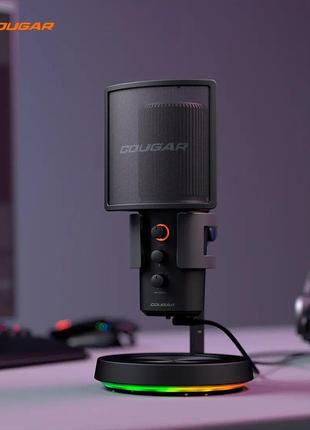 Мікрофон настільний для ефірів Cougar Screamer X підставка RGB