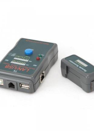 Тестер Cablexpert NCT-2, для UTP, STP та USB кабелів