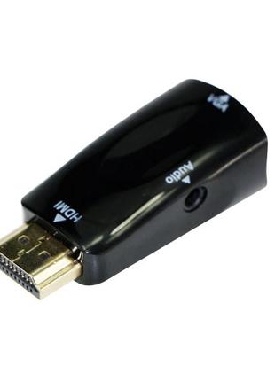 Адаптер перехідник HDMI на VGA Cablexpert A-HDMI-VGA-02 стерео...
