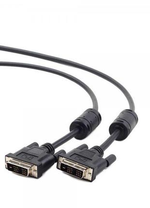 Кабель DVI Cablexpert CC-DVI-BK-6 DVI відео Single Link, 1.8 м