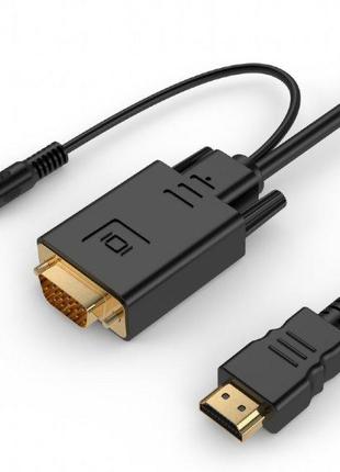 Кабель перетворювач цифрового HDMI сигналу в VGA відео Cablexp...