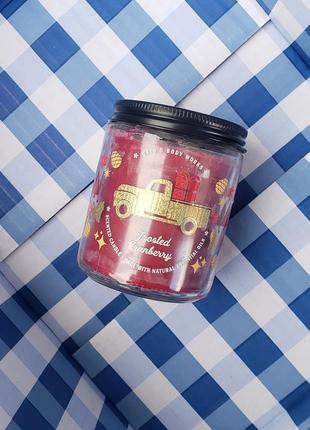 Свеча ароматизированная bath and body works frosted cranberry ...