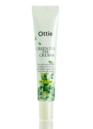 Увлажняющий крем для глаз с экстрактом зеленого чая Ottie Gree...