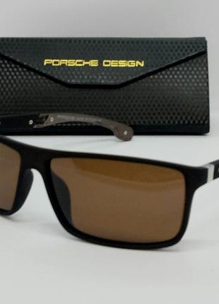 Porsche design окуляри чоловічі сонцезахисні коричневі поляриз...