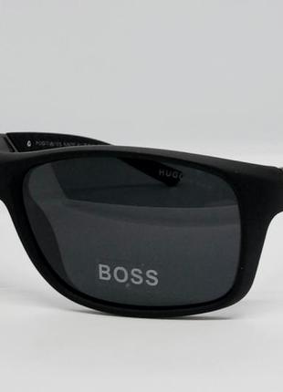 Hugo boss очки мужские солнцезащитные черный мат поляризированые