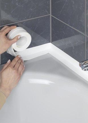 Бордюрна стрічка для ванни та кухні UKC White 260см х 36мм