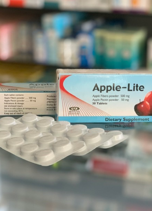 Apple Lite Эпл лайт натуральные таблетки для похудения Египет 30т