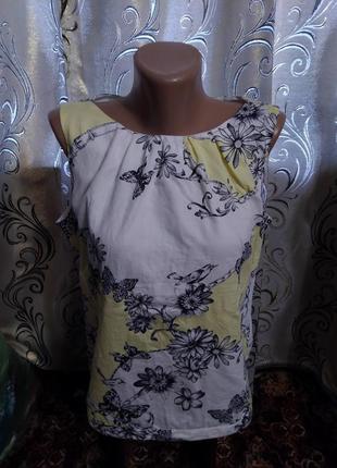 Нежная хлопковая блуза с цветочным принтом dorothy perkins