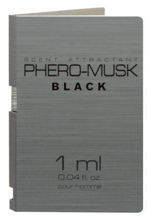 A71075 Духи с феромонами мужские Phero Musk Black, 1ml