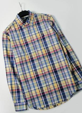 Ralph lauren мужская рубашка с длинным рукавом оригинал хлопок...