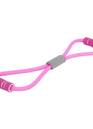 Гумка-еспандер для фітнесу, колір рожевий (легкий рівень наван...