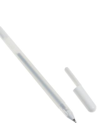 Ручка гелевая 0,8 мм, серебристая