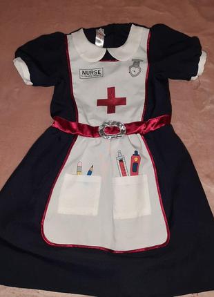 Платье доктор, медсестра 5-7 лет