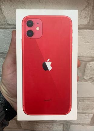 Коробка Apple iPhone 11 64gb product red оригинал б/у