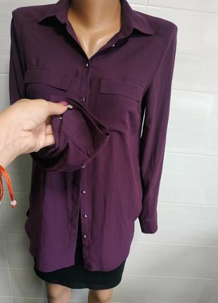 Бордова блузка блуза ,сорочка primark