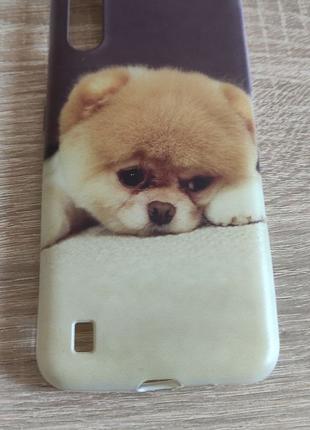 Чохол силіконовий принт собачки для телефону Samsung Galaxy A10