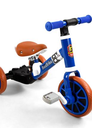 Детский велосипед 2 в 1 «Best Trike, синий». Производитель - B...