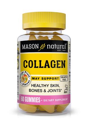 Коллаген, Collagen, Mason Natural, 60 жевательных конфет