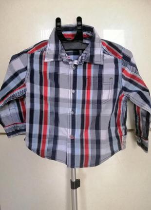 Сорочка, рубашка, 92-98 s. oliver, клітинка,
