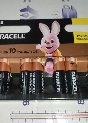 Батарейка Duracell Блистер 8 шт alkaline 1,5V AA