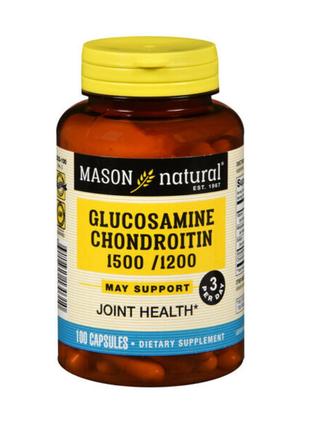 Глюкозамин Хондроитин, Glucosamine Chondroitin, Mason Natural,...