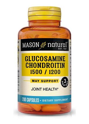 Глюкозамин и Хондроитин 1500/1200, Glucosamine Chondroitin, Ma...