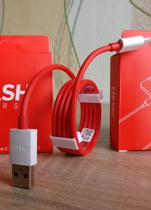 Кабель для OnePlus 3/3Т/5/5T/6/6T и последующих, Dash/Warp, ориг.