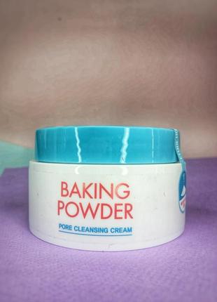 Очищающий крем для лица etude house baking powder cleansing cream