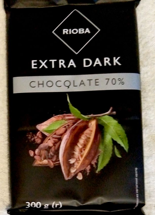 Шоколад чорний 300 г 70%