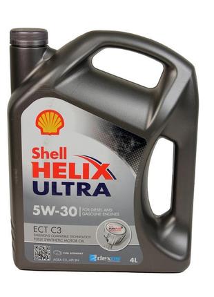 Моторное масло SHELL 5W30 Helix Ultra Extra ЕСТ C3 4 л (HELIXU...