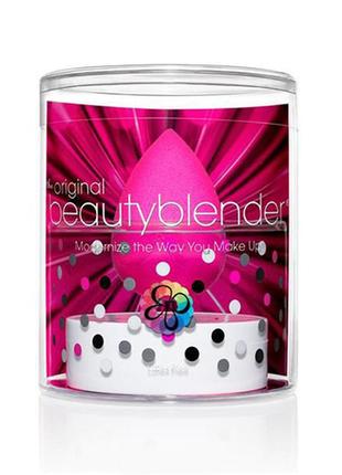Спонж beautyblender original розовый + мини мыло для очистки s...