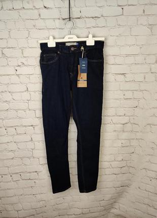 Стильные зауженные джинсы next indigo skinny fit мужские