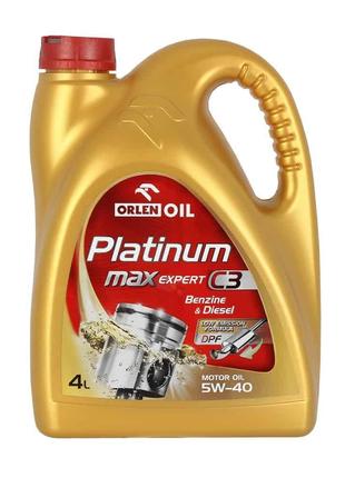 Mоторное масло Orlen Platinum MaxExpert C3 5w-40 4л