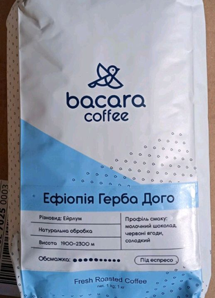 Bacara coffee Эфиопия