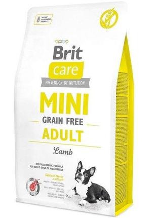 Корм для собак дрібних порід Brit Care Mini Adult Lamb 2 кг