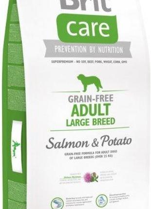 Корм для собак Brit Care Adult Large Breed Salmon Potato 12 кг