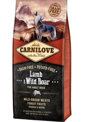 Корм для собак Carnilove Lamb and Wild Boar 12кг