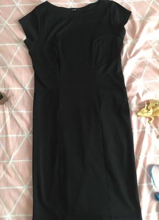 Платье чёрное длинное
