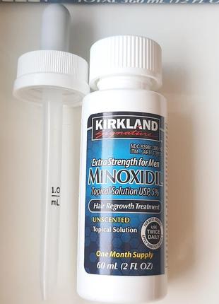 Kirkland minoxidil 5% киркланд миноксидил лосьон - 1 флакон с ...
