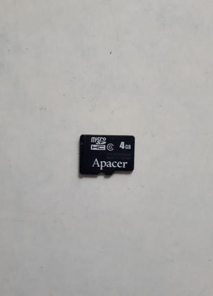 Продаю карту памяти Apacer microSDHC class 6 Card 4 Гб Class 6