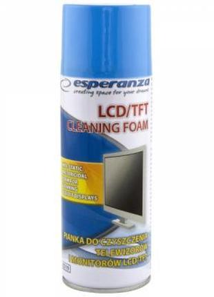 Спрей для очистки Esperanza Cleaning Foam 400Ml, for Lcd/Tft (...