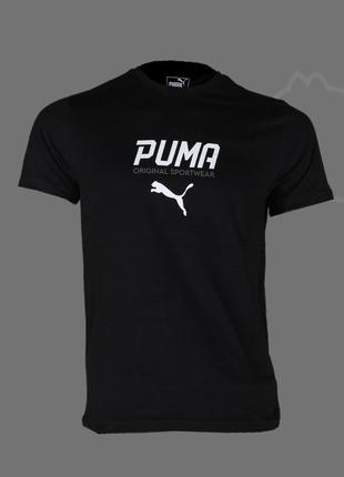 Чоловіча однотонна трикотажна футболка Puma/p.S(44)