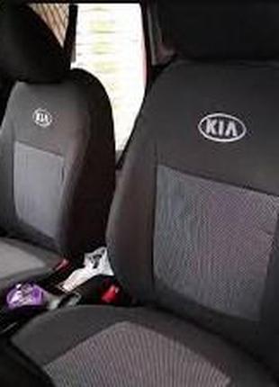 Чехлы KIA Rio (airbag) 2017-2021 год. Автомобильные чехлы на с...