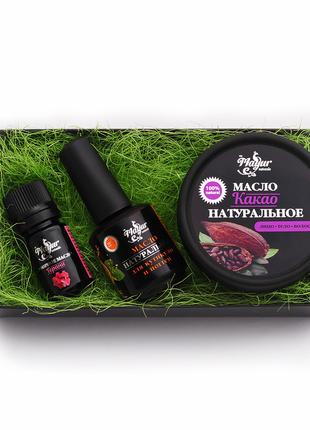 Набір для шкіри та нігтів (Масло Какао 50 мл, Олія для кутикул...