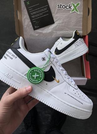 Белые, стильные кроссовки nike air force 1 × sb