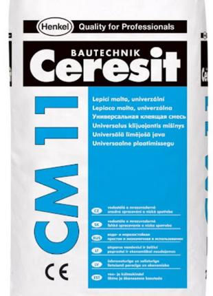 Клей см - 11 для плитки, клеющая смесь церезит, Ceresit CM-11